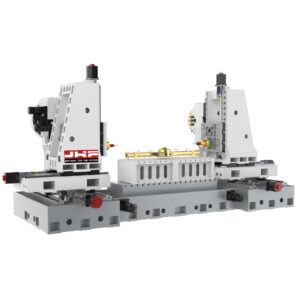 Integral Horizontal Machining Center HW-550-500A 4 Axis Metal Milling Machine High Rigidity Structure for Mold Steel Aluminum Parts